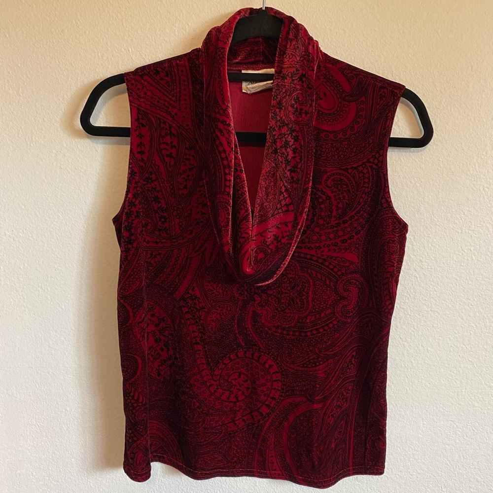 Kathi Lee Collection Paisley Blouse